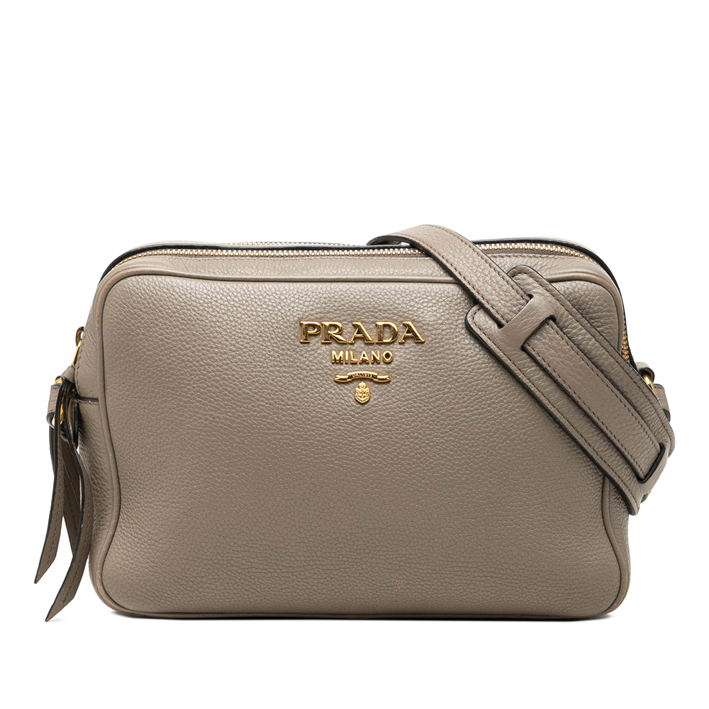 Pre-Loved Prada Vitello Phenix Double Zip Camera Bag